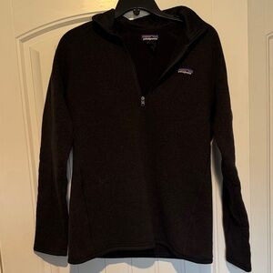 Patagonia Black Quarter Zip Fleece Jacket